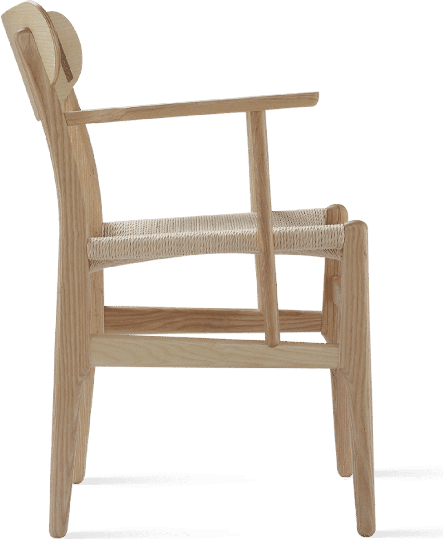 CH26 - Chaise de salle à manger - Cordon naturel Ash/Natural image.