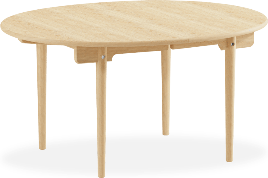 CH337 Style Dining Table Oak Soap Finish image.