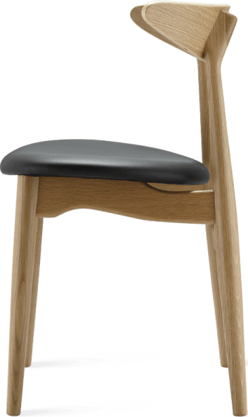 CH33 Chair Black/Solid Oak image.