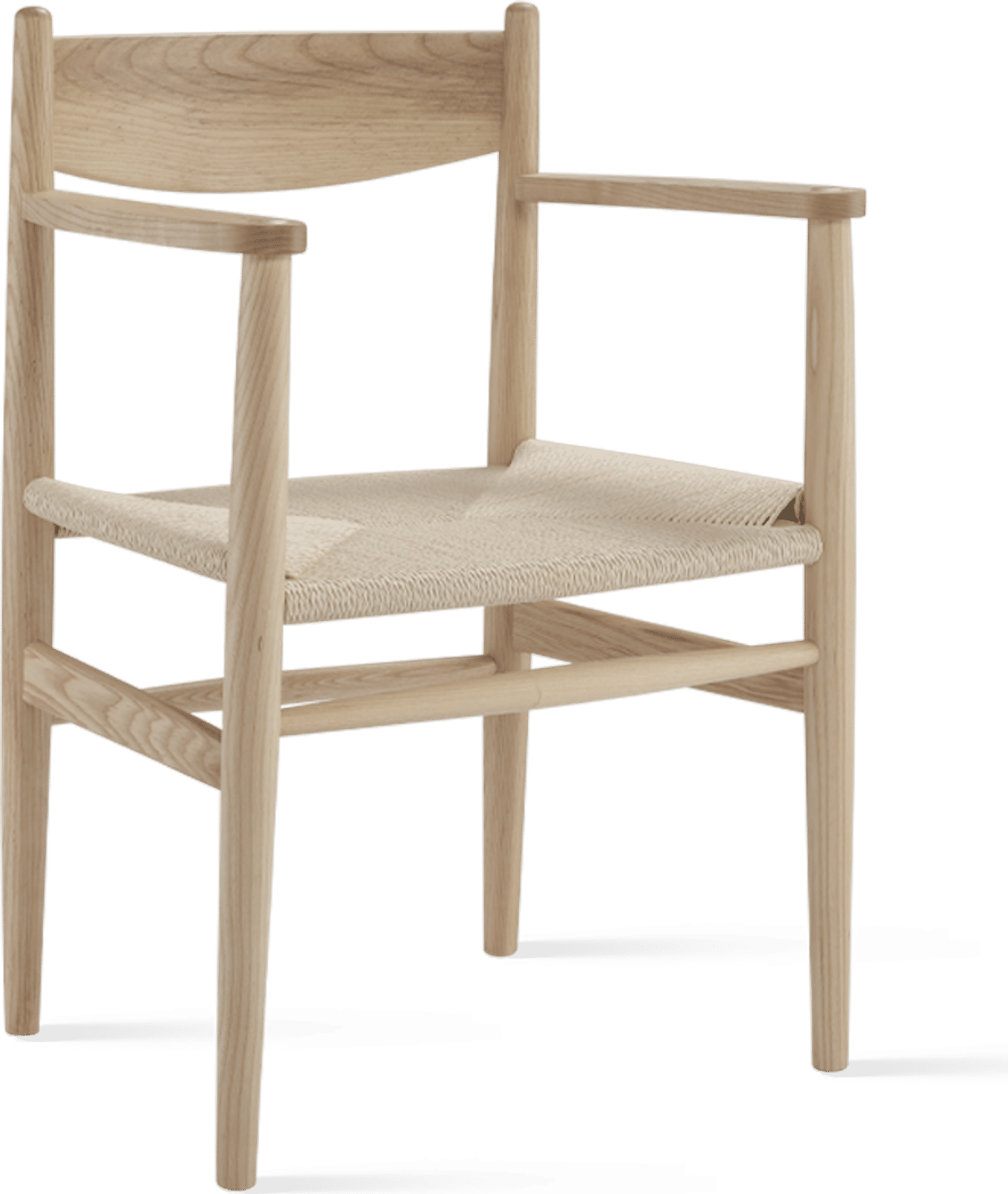 CH37 - Arm Chair Ash/Natural image.