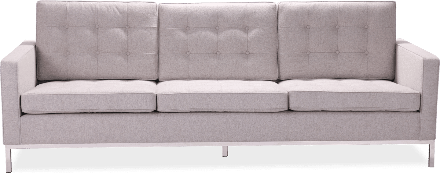 Knoll Canapé 3 places Wool/Light Pebble Grey image.