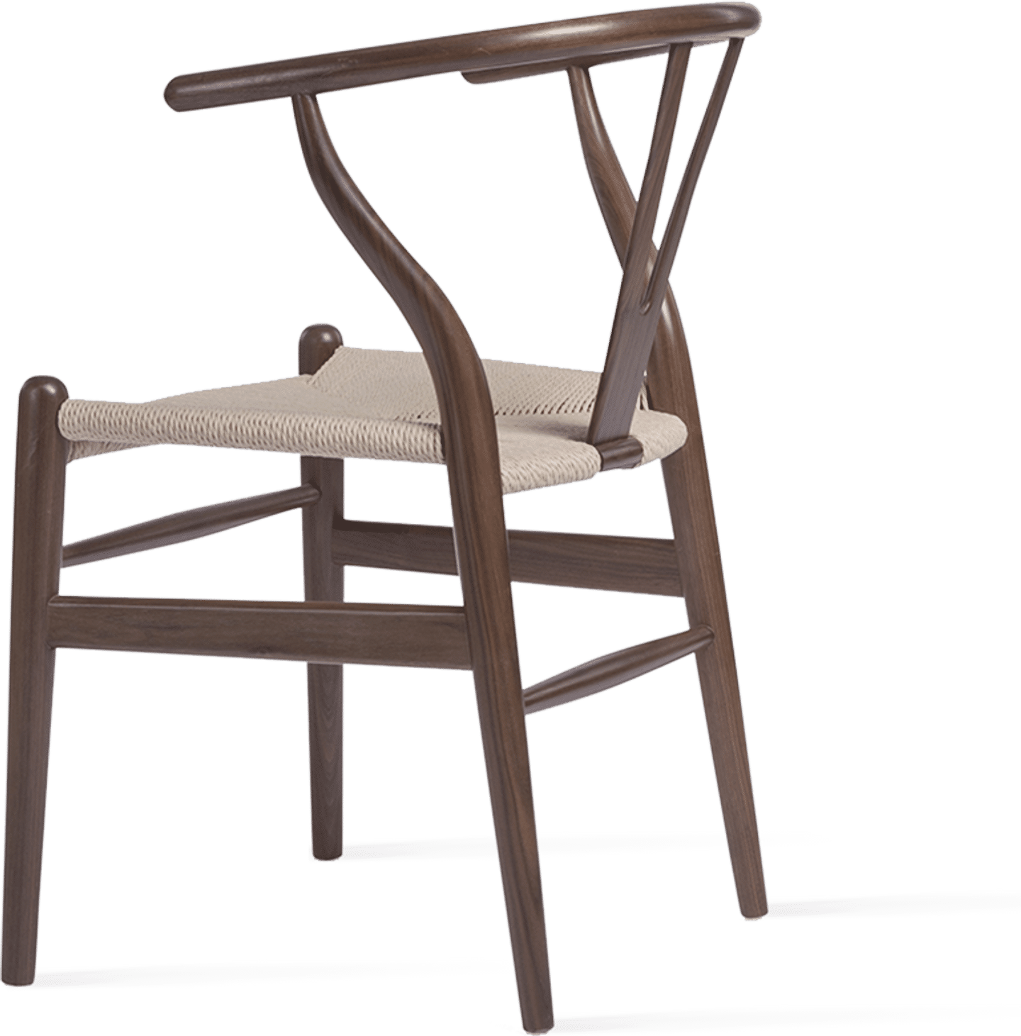 Wishbone (Y) Chair - CH24 Walnut Stain/Natural image.