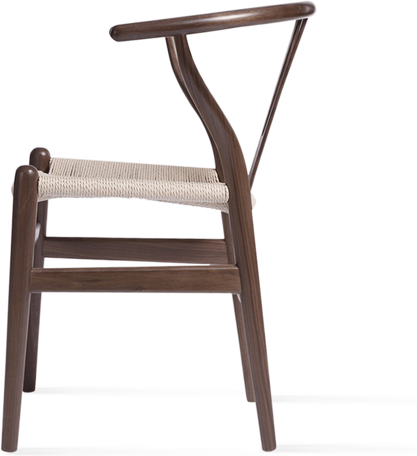Wishbone (Y) Chair - CH24 Walnut Stain/Natural image.