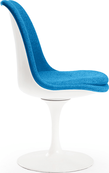 Tulip Chair Upholstered Moroccan Blue image.