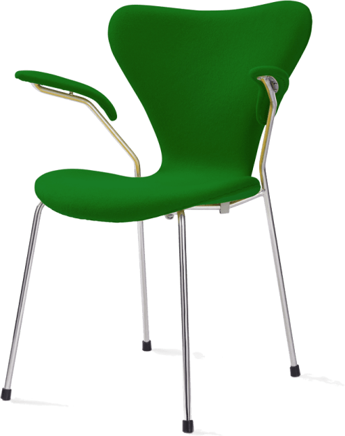 Serie 7 Silla Carver Green image.