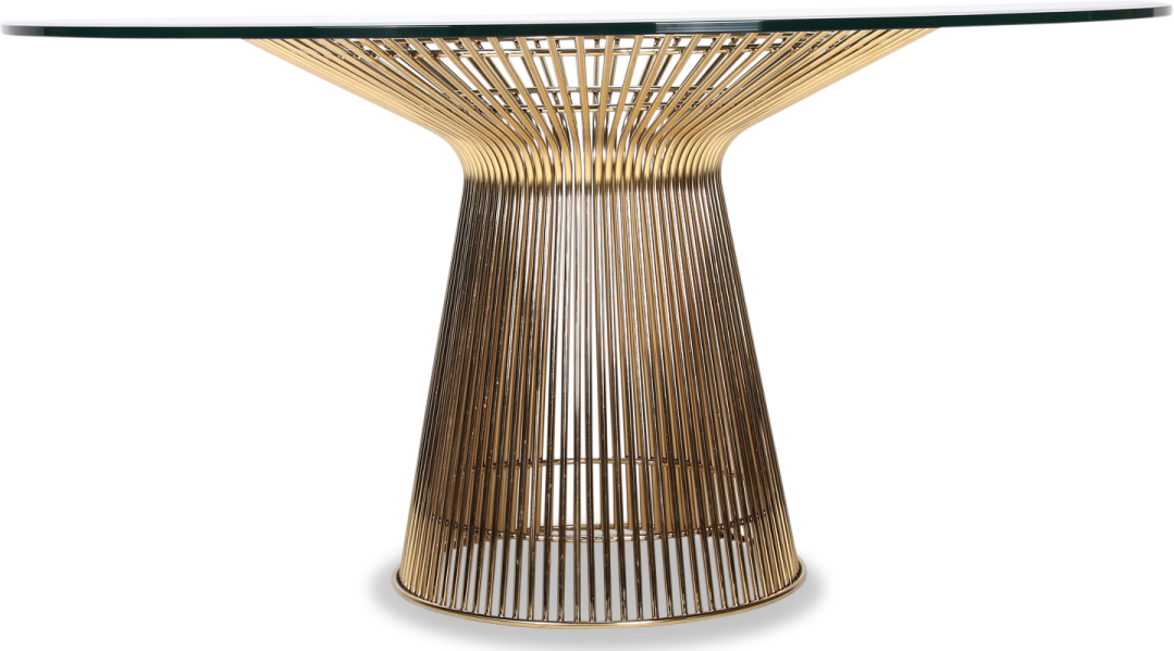 Platner geïnspireerde eettafel Gold image.