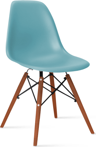 Teal eames style chair top