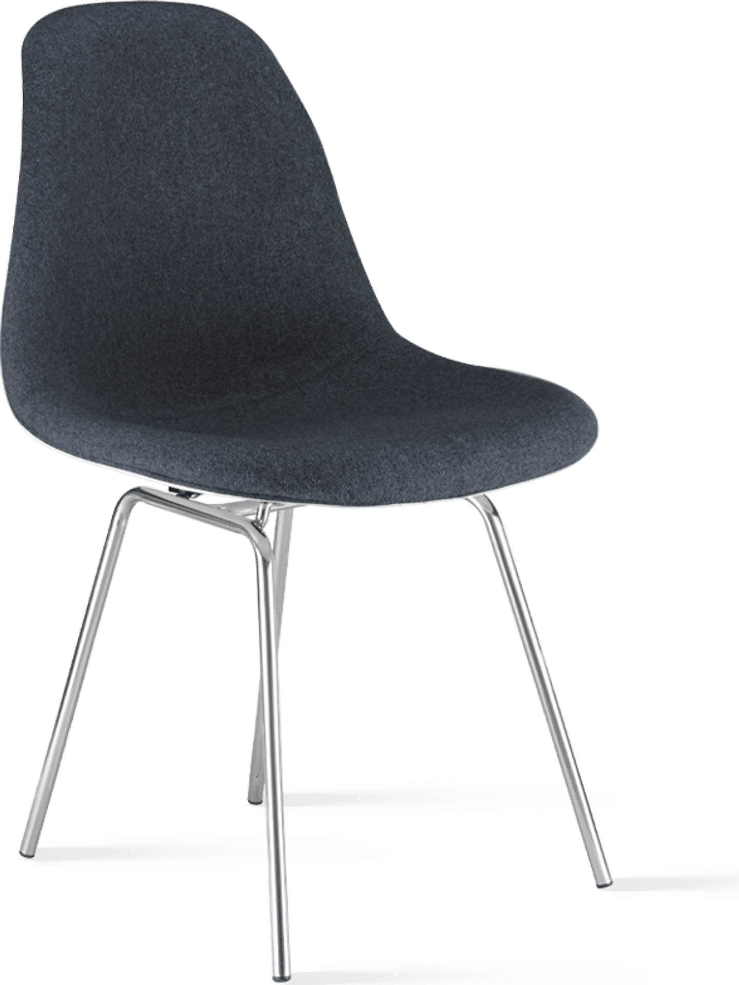 Chaise à manger rembourrée de style DSX Charcoal Grey image.
