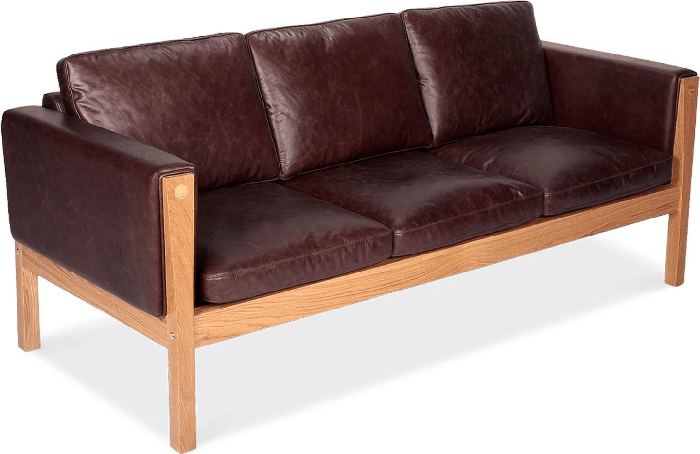 Burgundy 3 seater sofa deals
