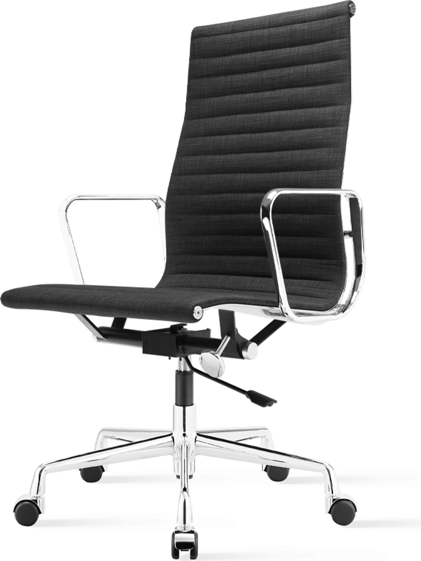 Sedia da ufficio stile Eames EA119 Tessuto Dark Grey image.