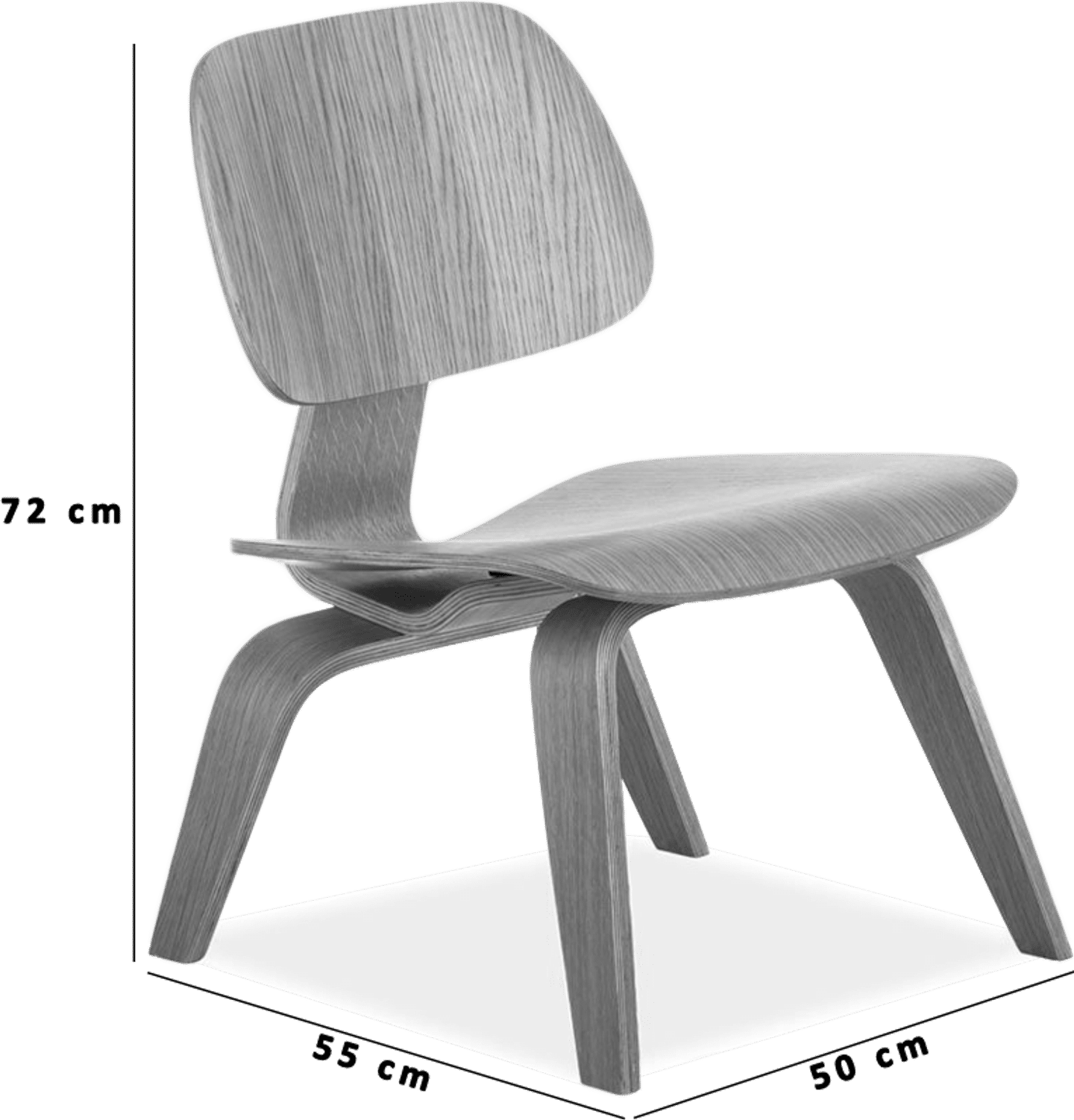 Eames lcw hotsell walnut