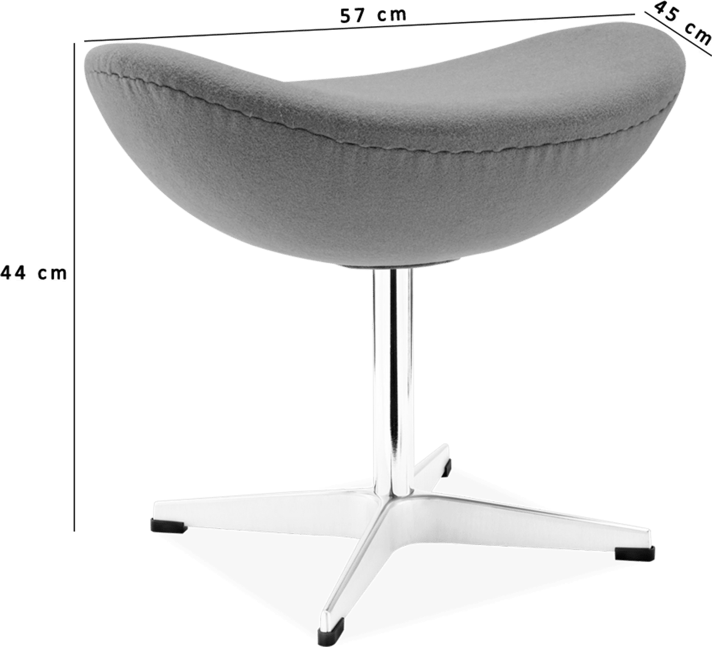 Ottoman for outlet egg chair