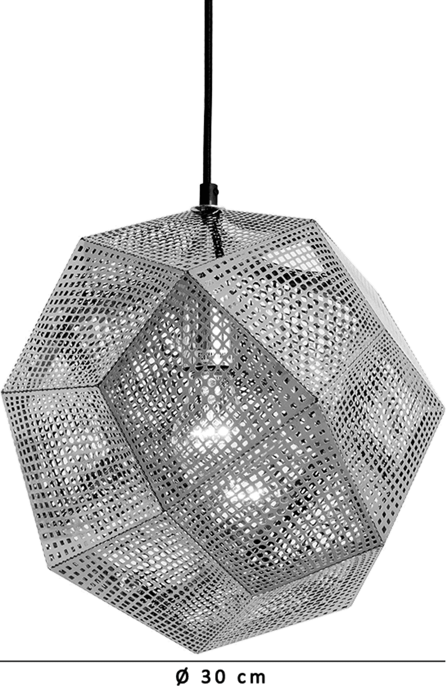 Etch Pendant Lamp 30 CM/Gold  image.