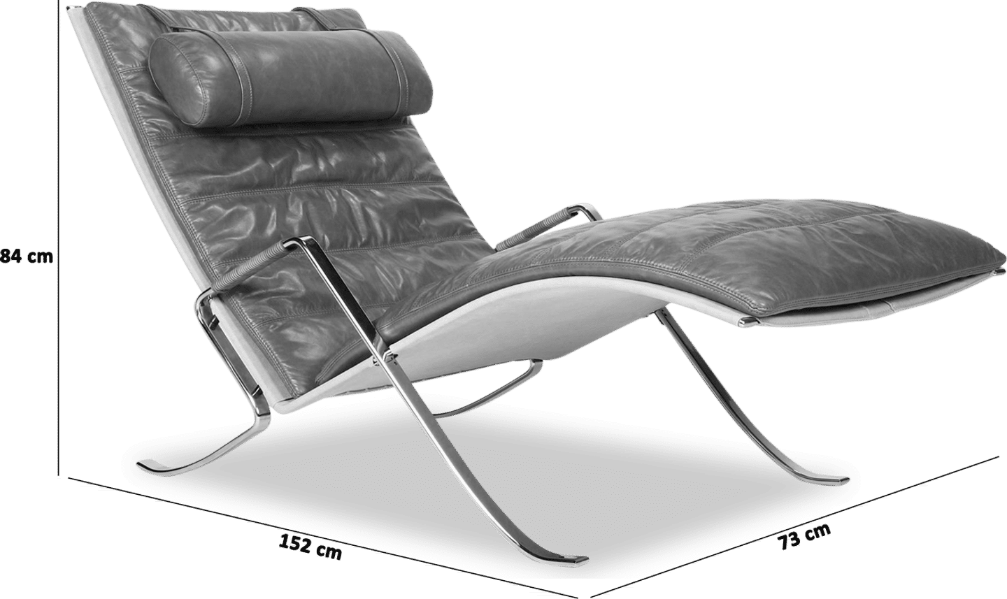 FK87 Stil Grasshopper Lounge Chair Black  image.