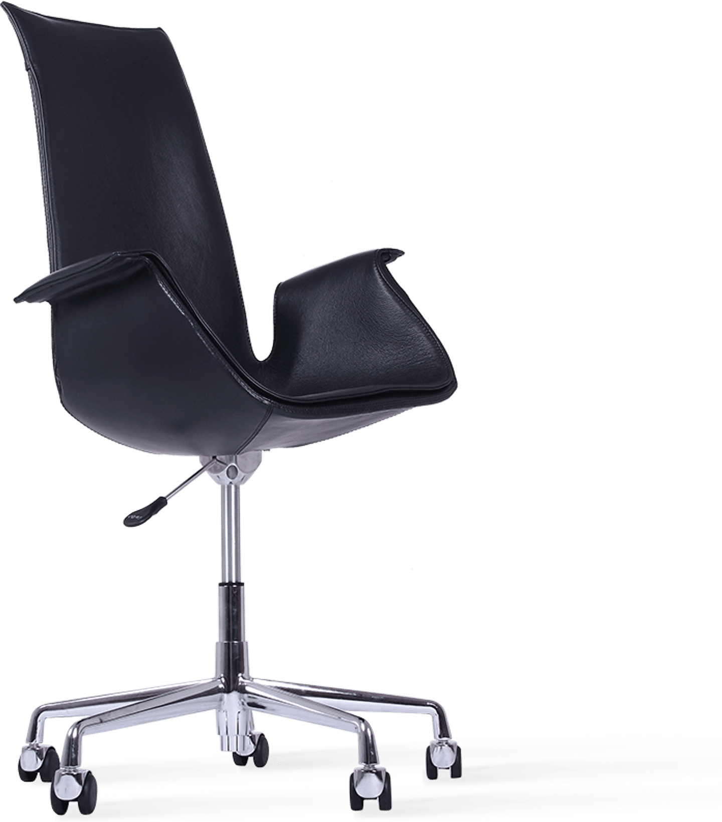 FK 6725 Tulip Lounge Chair - Castors Black  image.