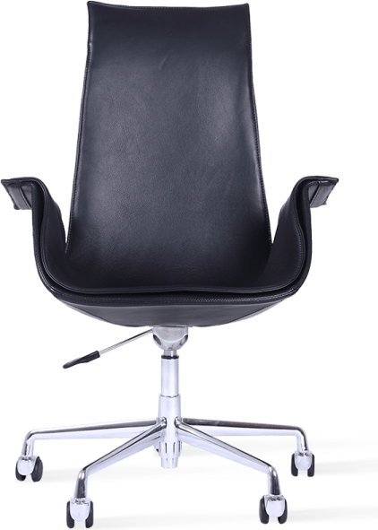 FK 6725 Tulip Lounge Chair - hjul Black  image.