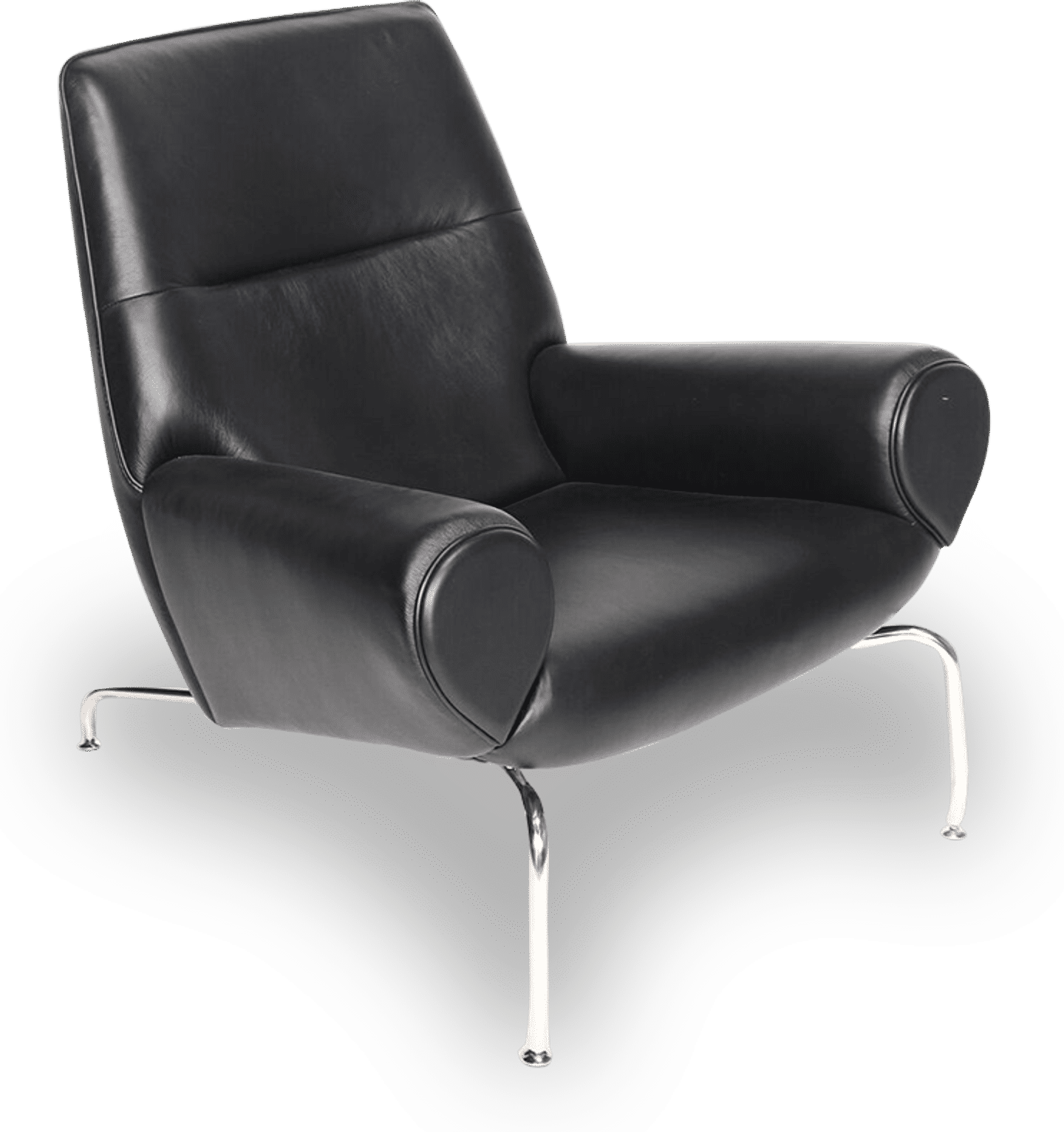 EJ101 Queen Chair Premium Leather/Black  image.