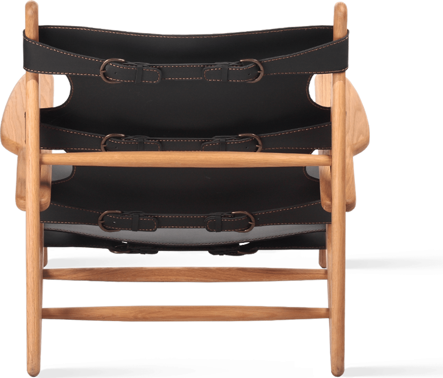 Chaise de chasse Black/Solid Oak image.
