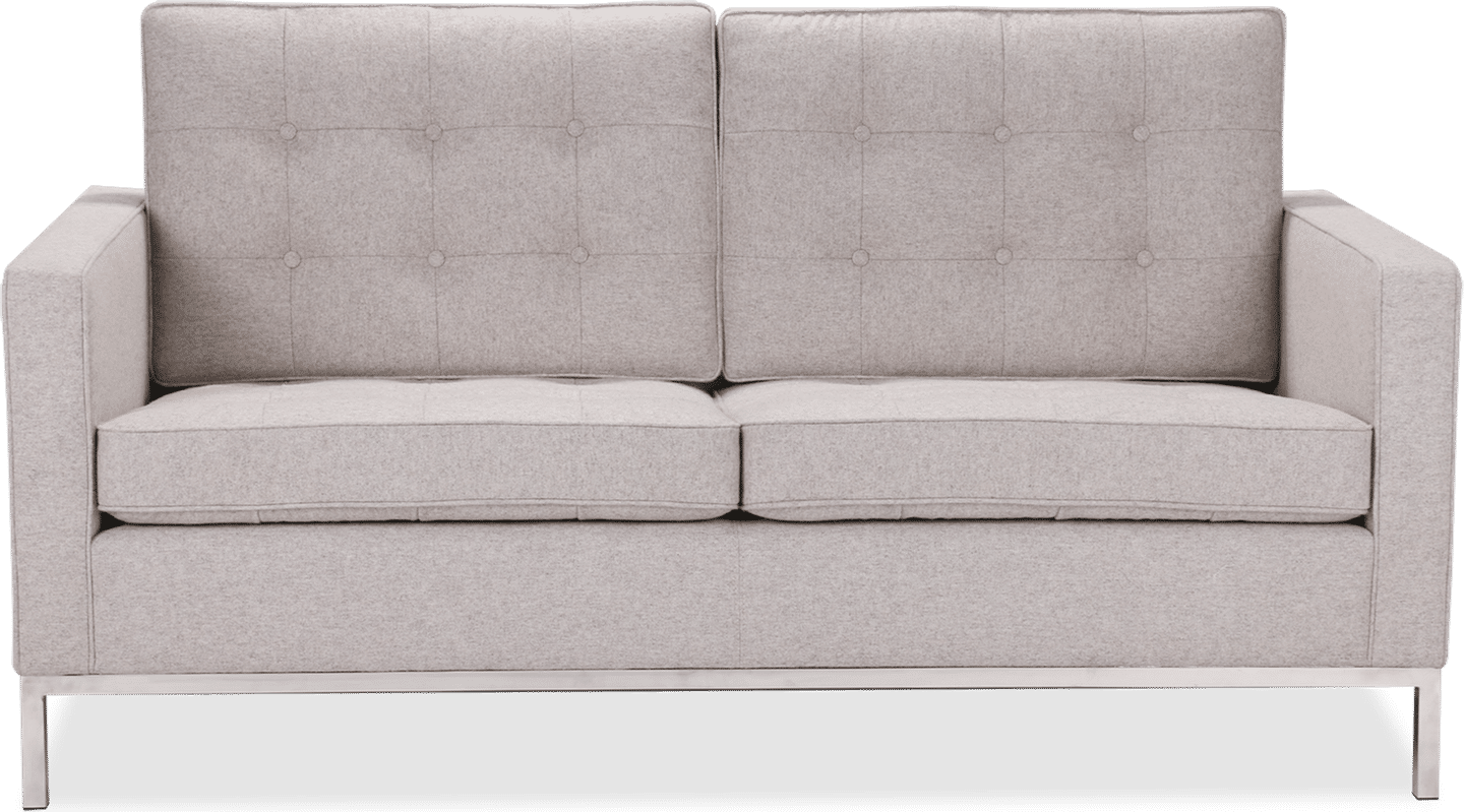 Knoll 2 Seater Sofa Wool/Light Pebble Grey image.