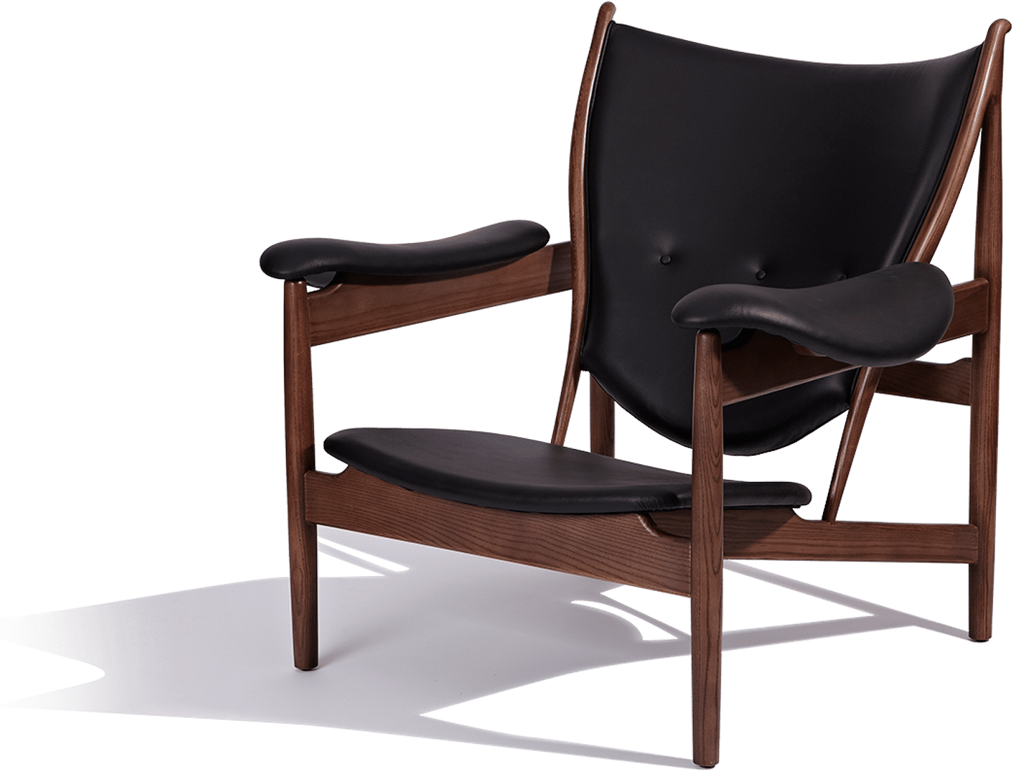 Chieftains Chair Black/Walnut image.