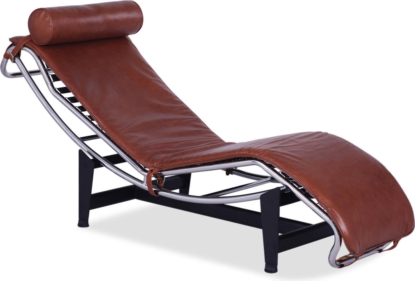 Chaise longue stile LC4 Premium Leather/Tan image.