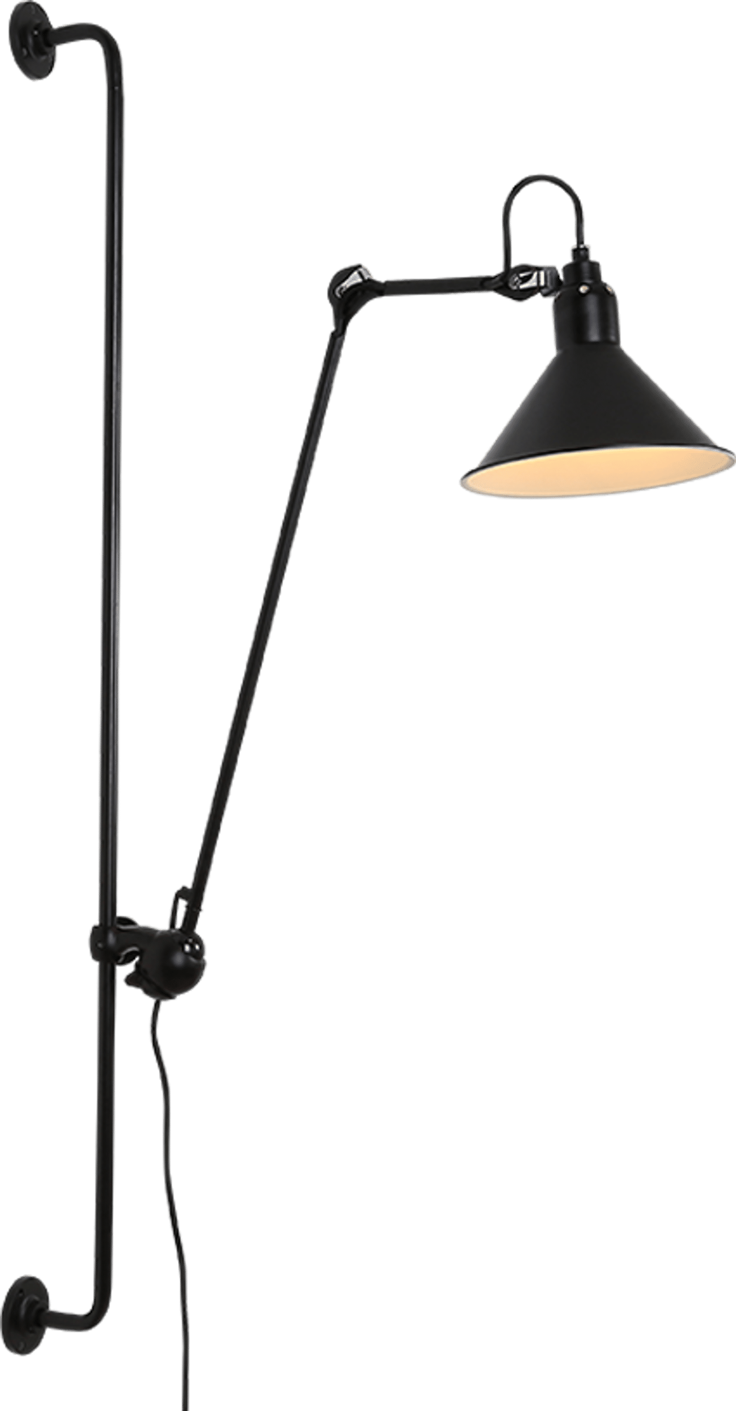 Lampe Gras 214 Style Wall Lamp Black image.