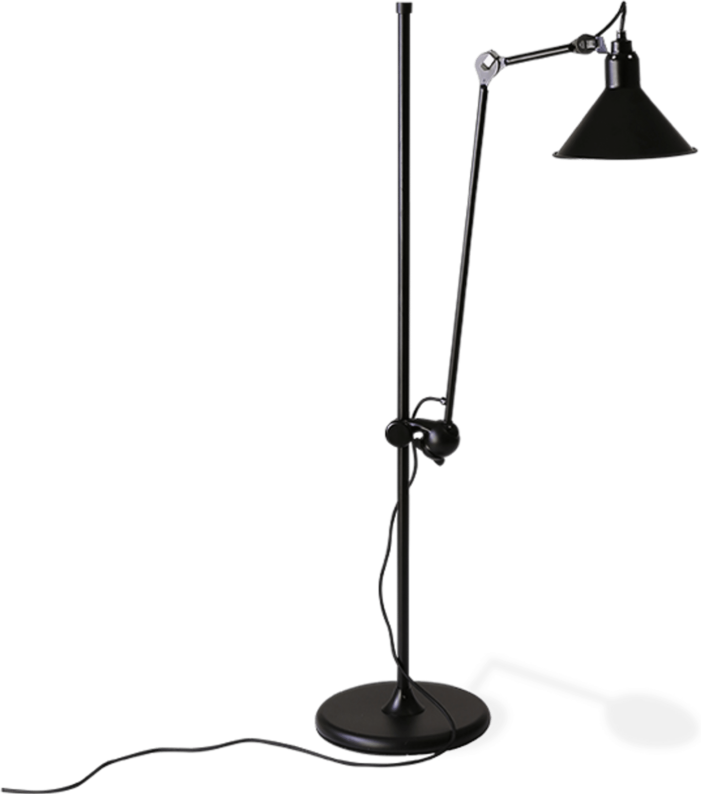 Lampada da terra in stile Lampe Gras 215 Black image.