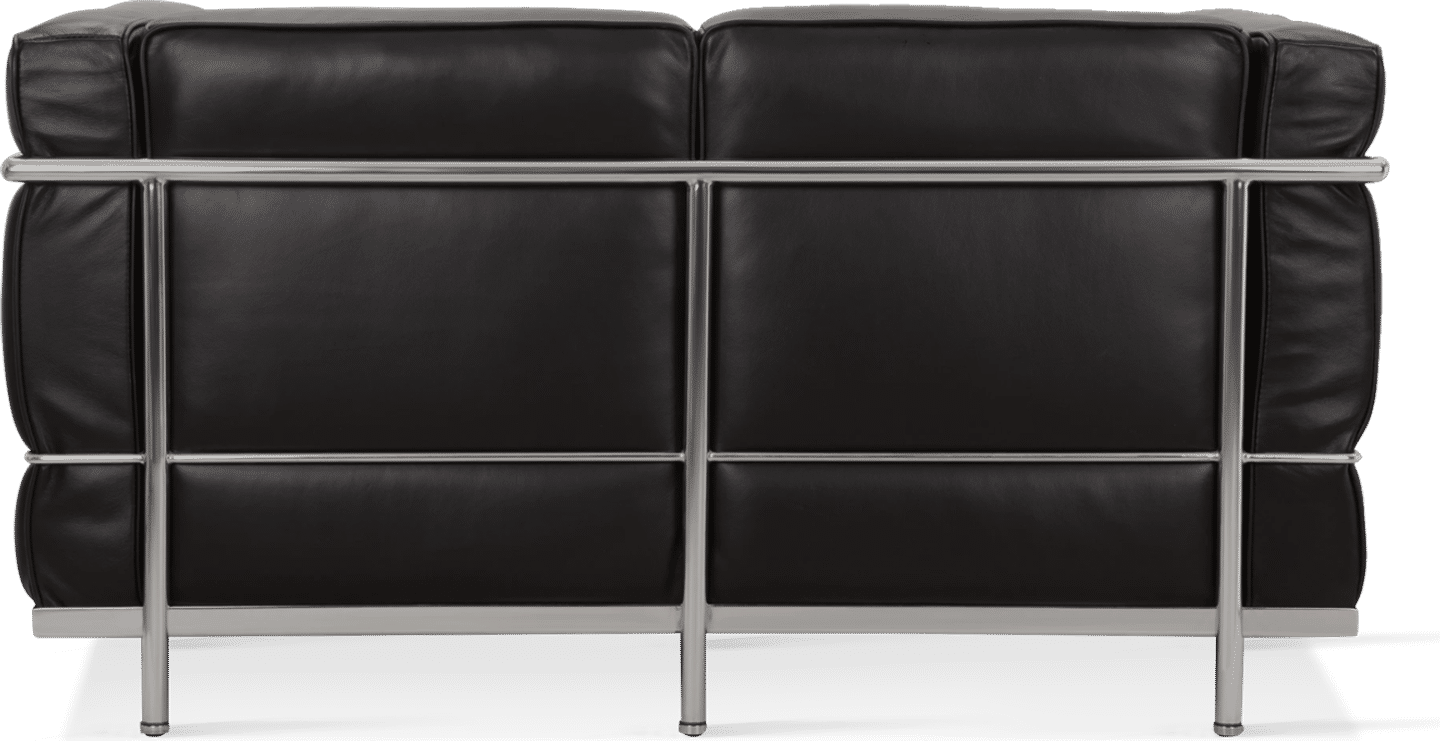LC2 Style Klein - 2 Seat Sofa Black image.