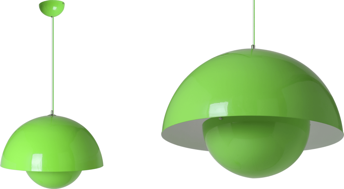 Lampe suspendue VP2 Flowerpot Green image.