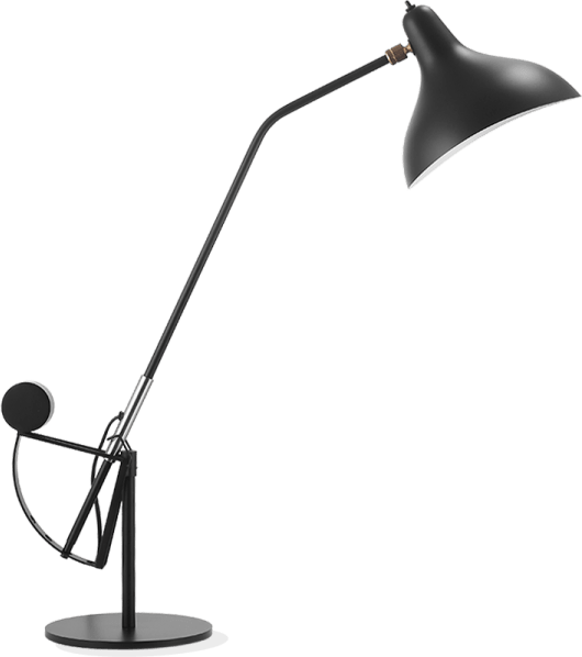 Lámpara de sobremesa Mantis estilo BS3 Black image.
