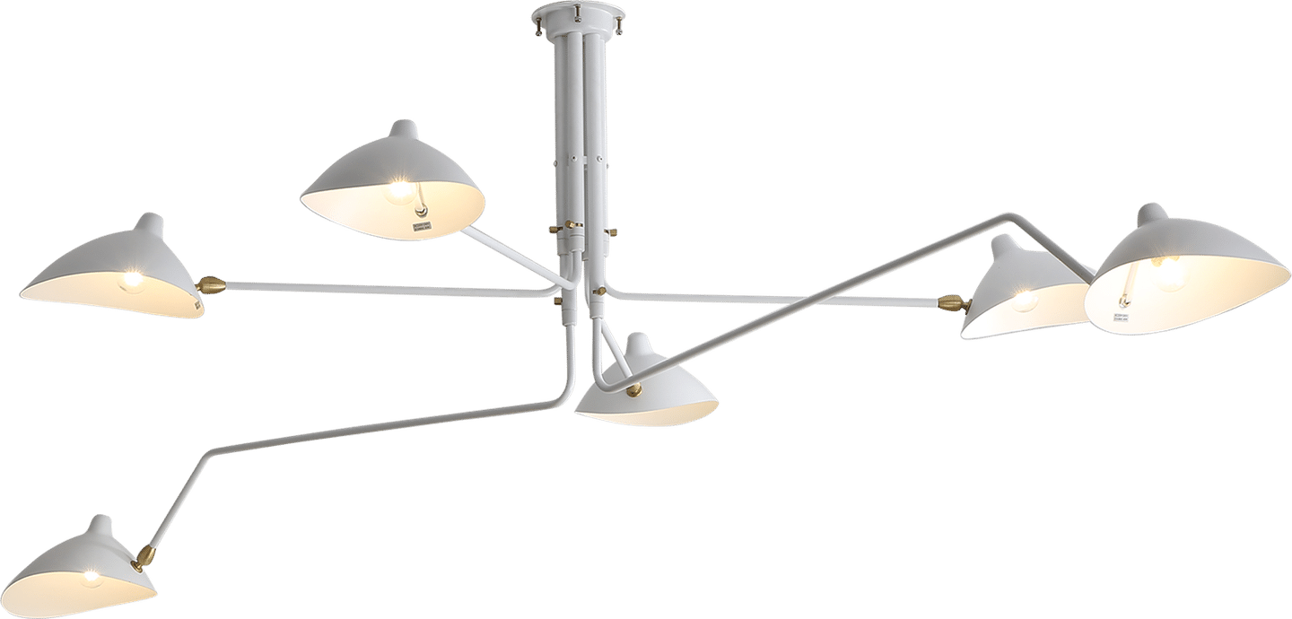 MCL-R6 stil modern hängande lampa White image.