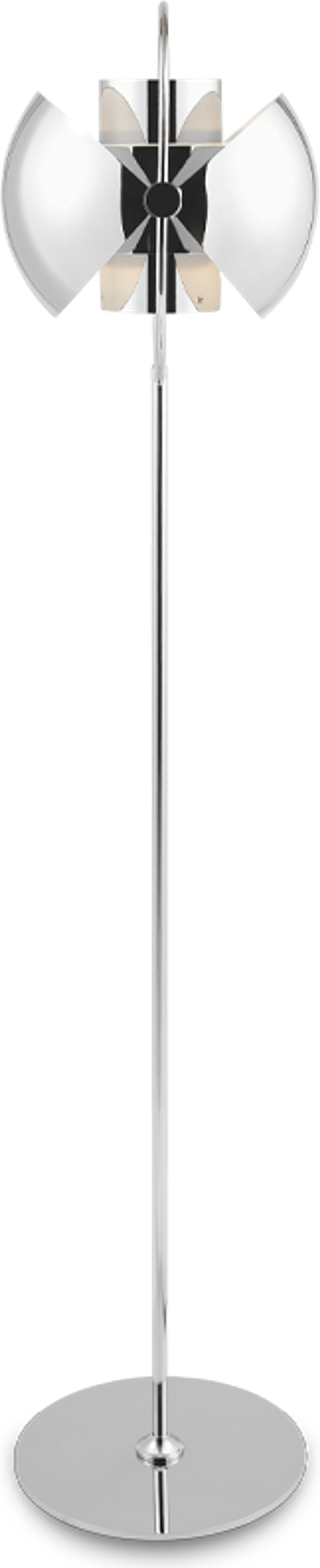 Multi-Lite Style Floor Lamp Chrome image.