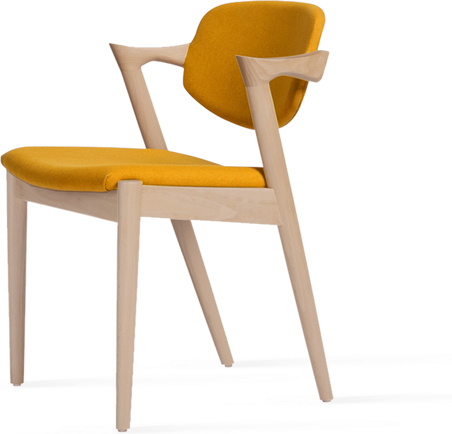 Chaise n° 42 Ash/Mustard image.