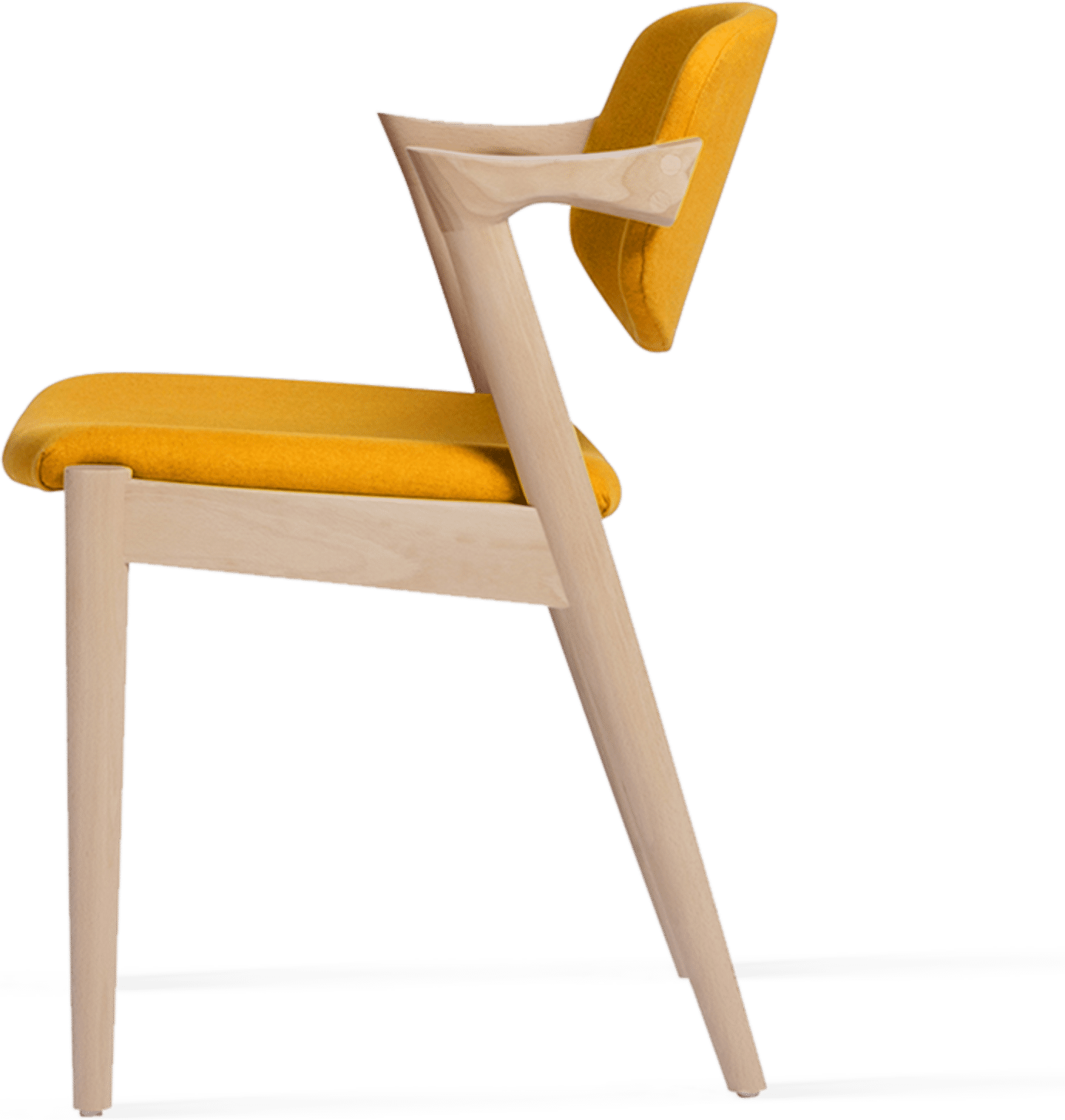 Chaise n° 42 Ash/Mustard image.