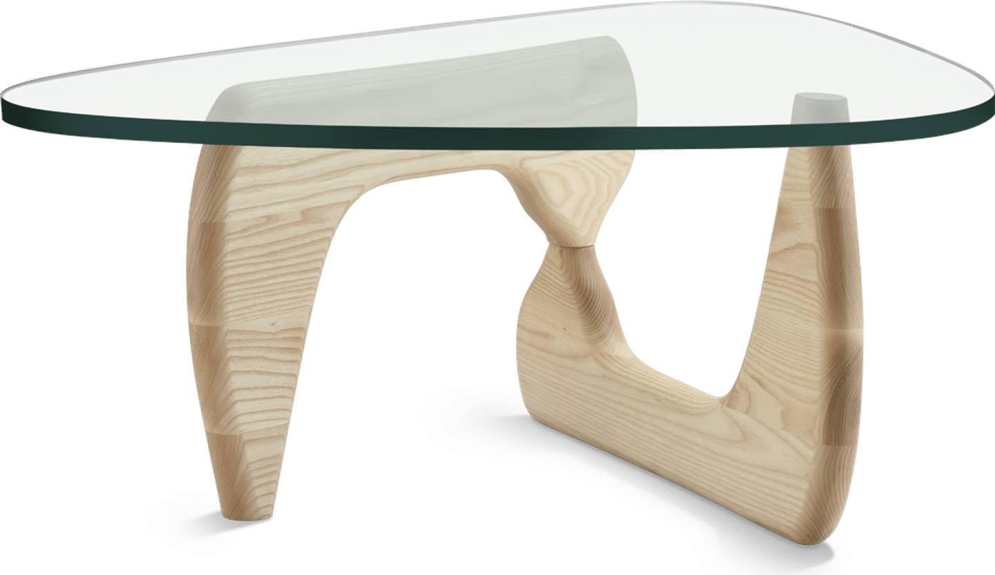 Noguchi Style Coffee Table Solid Ash /Medium image.