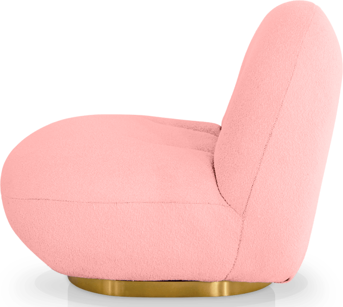 Pacha stijl lounge stoel Gold/Pink image.