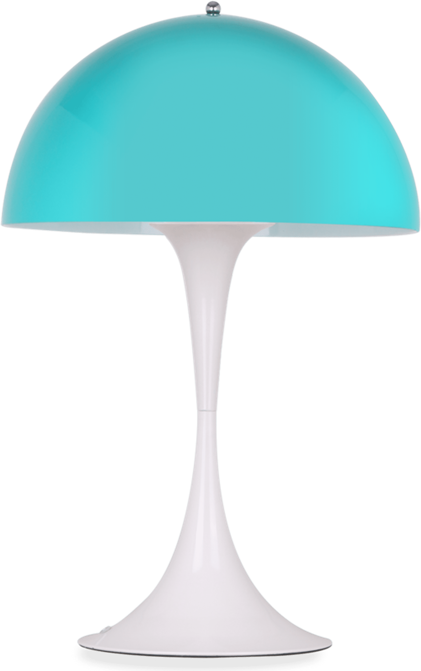 Panthella stil bordslampa Aqua Blue image.