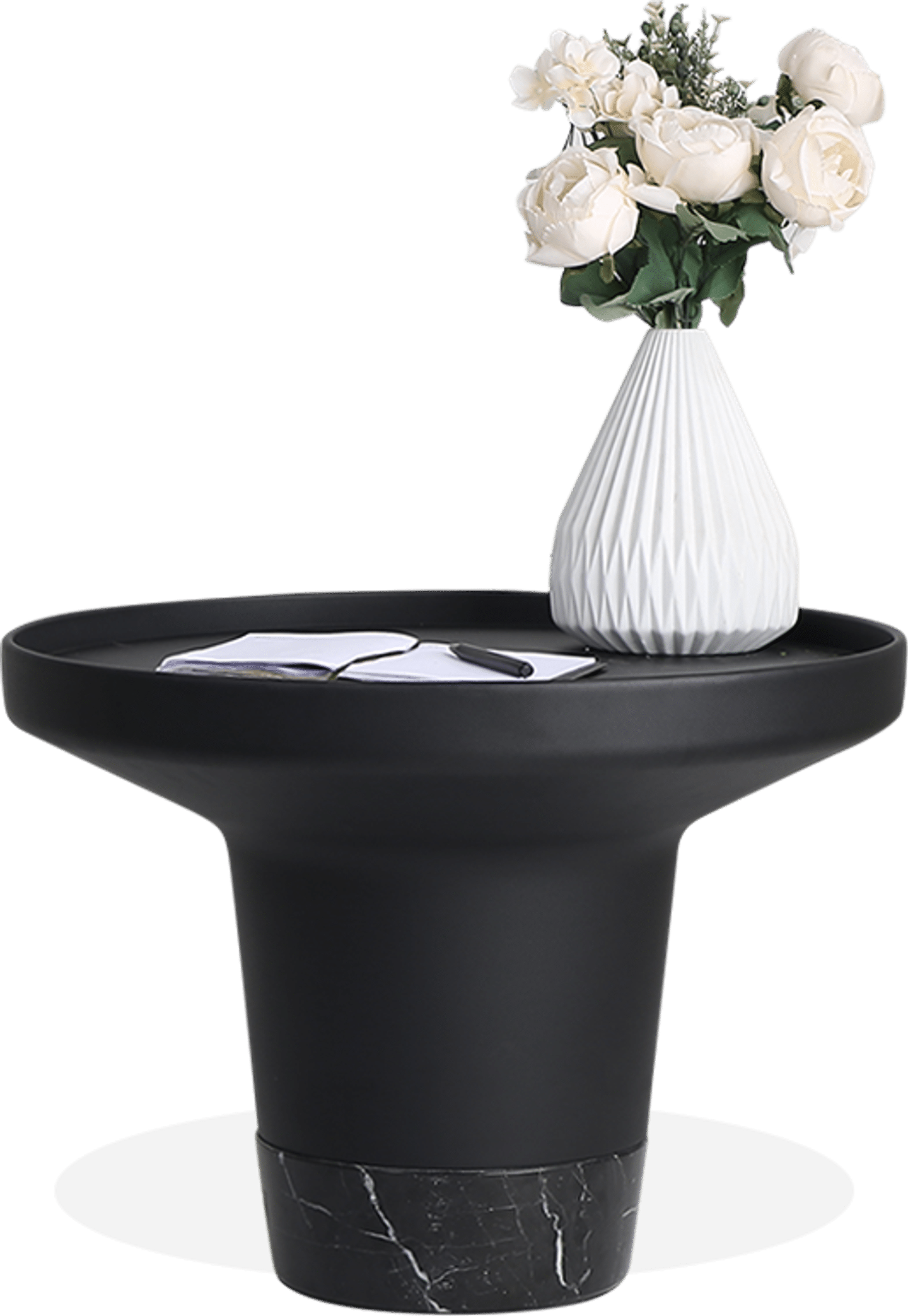 Tavolino Poller Black Marble/Black image.