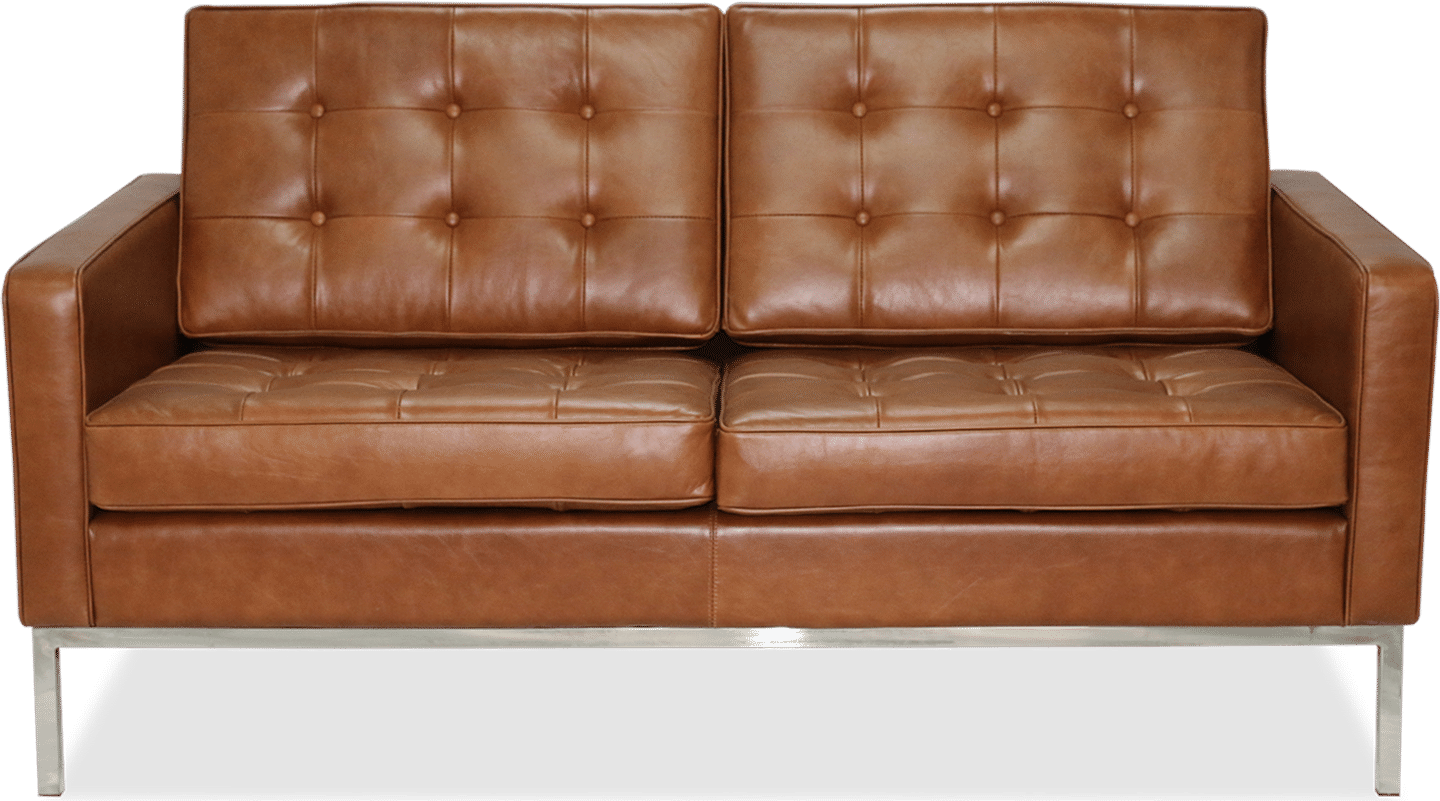 Knoll Canapé 2 places Premium Leather/Dark Tan image.