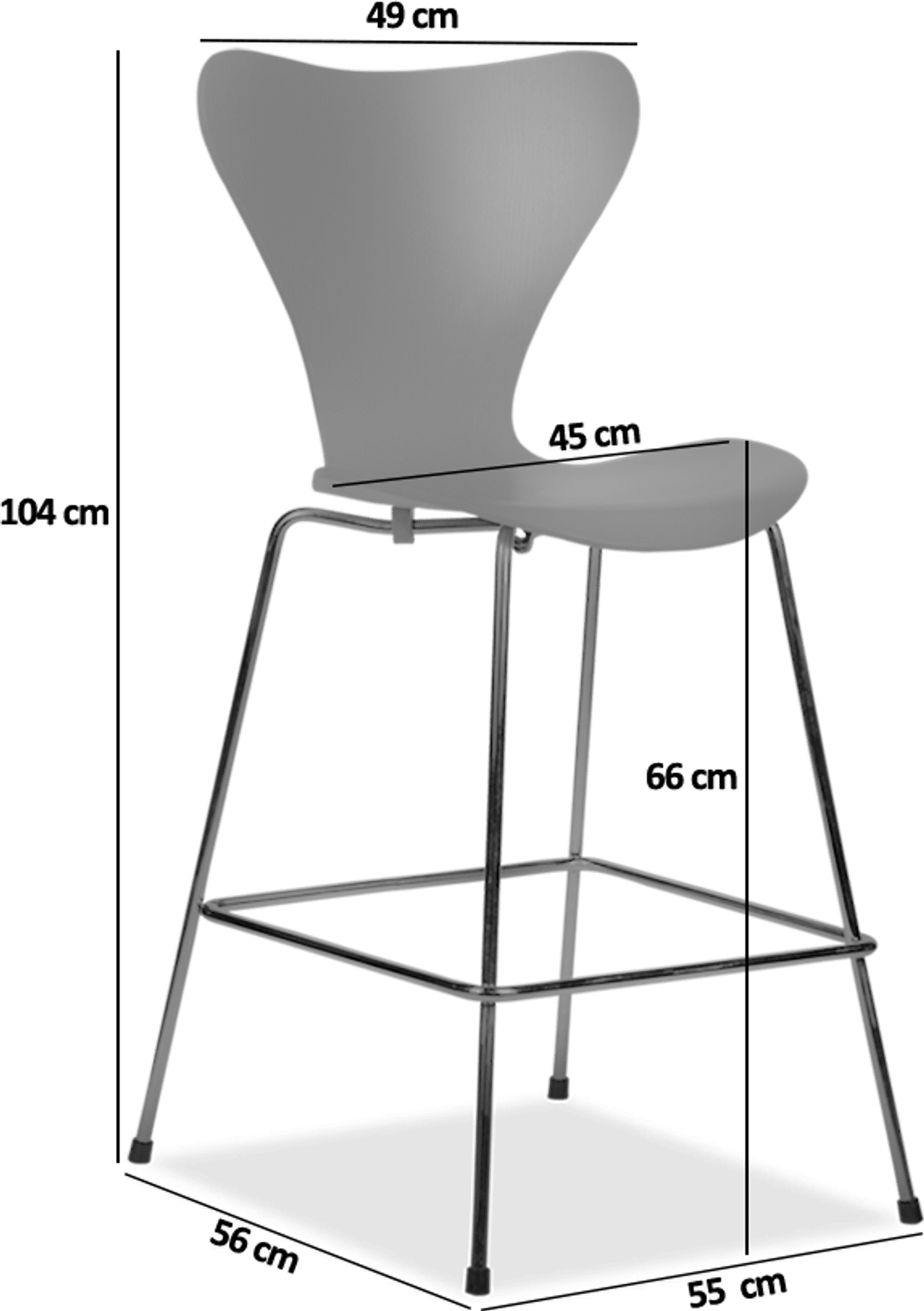 Light blue outlet counter height stools