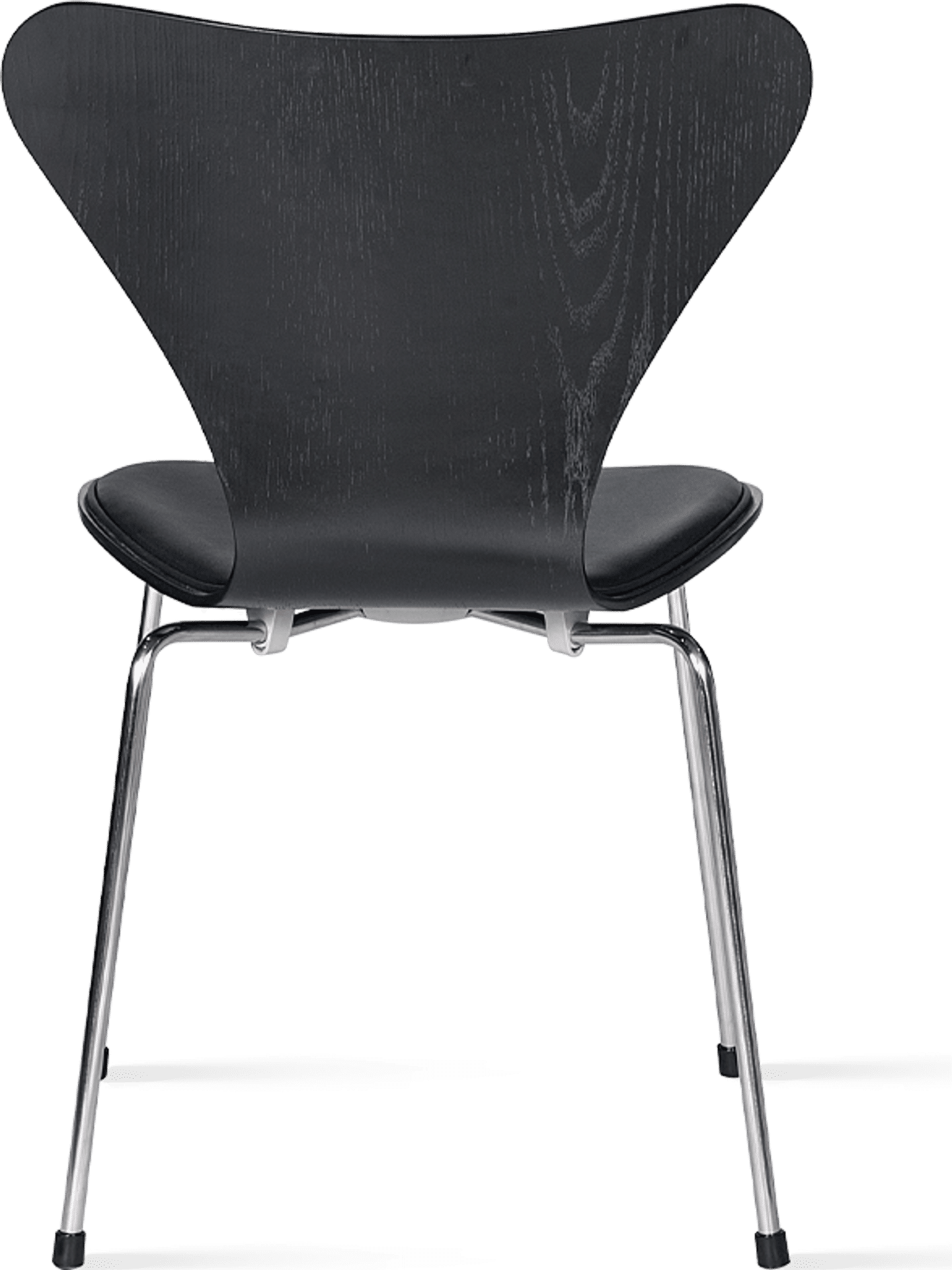 Series 7 Chair - Half Upholstered Premium Leather/Black image.