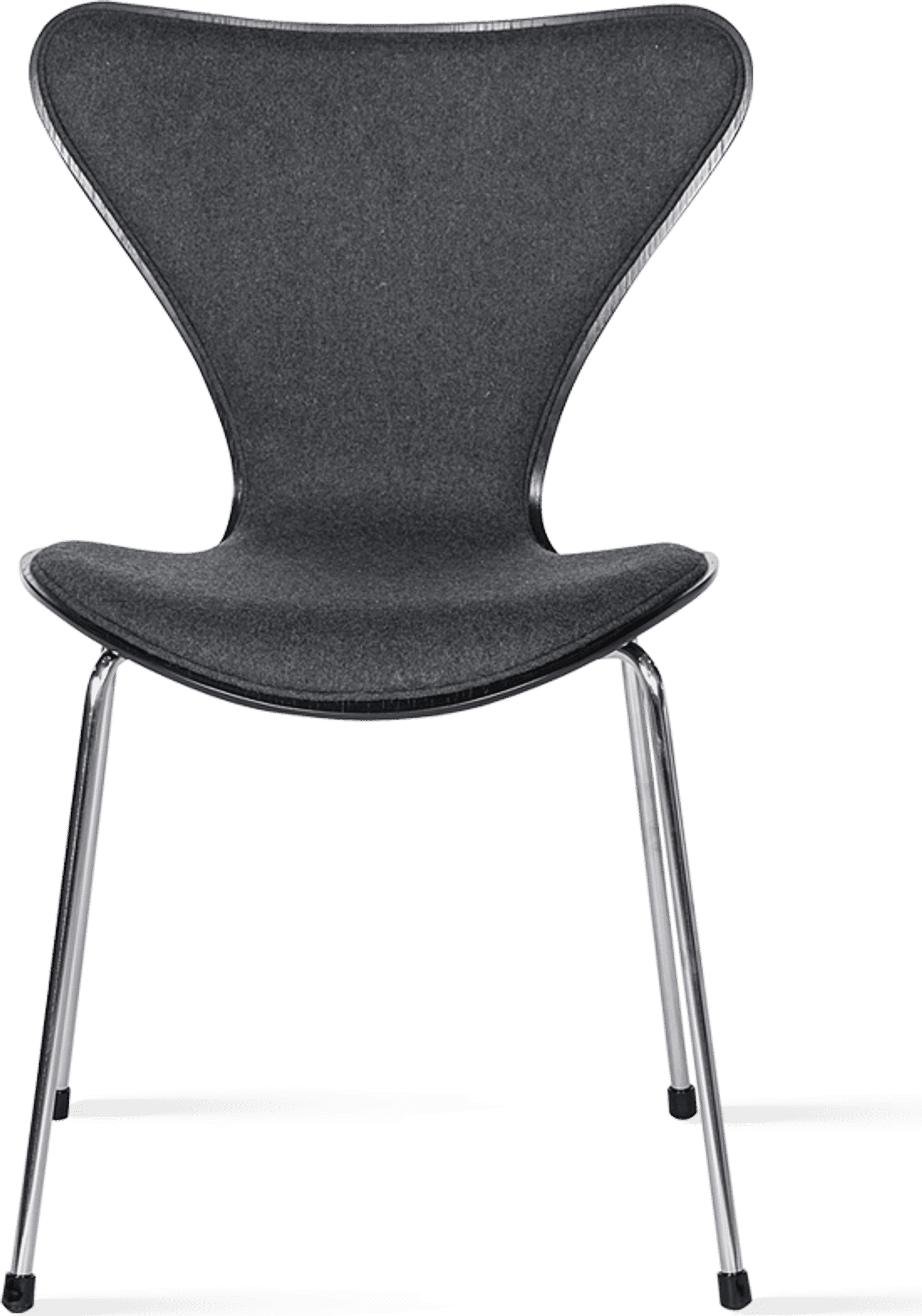 Serie 7 stol - Halvpolstret stol Wool/Charcoal Grey image.
