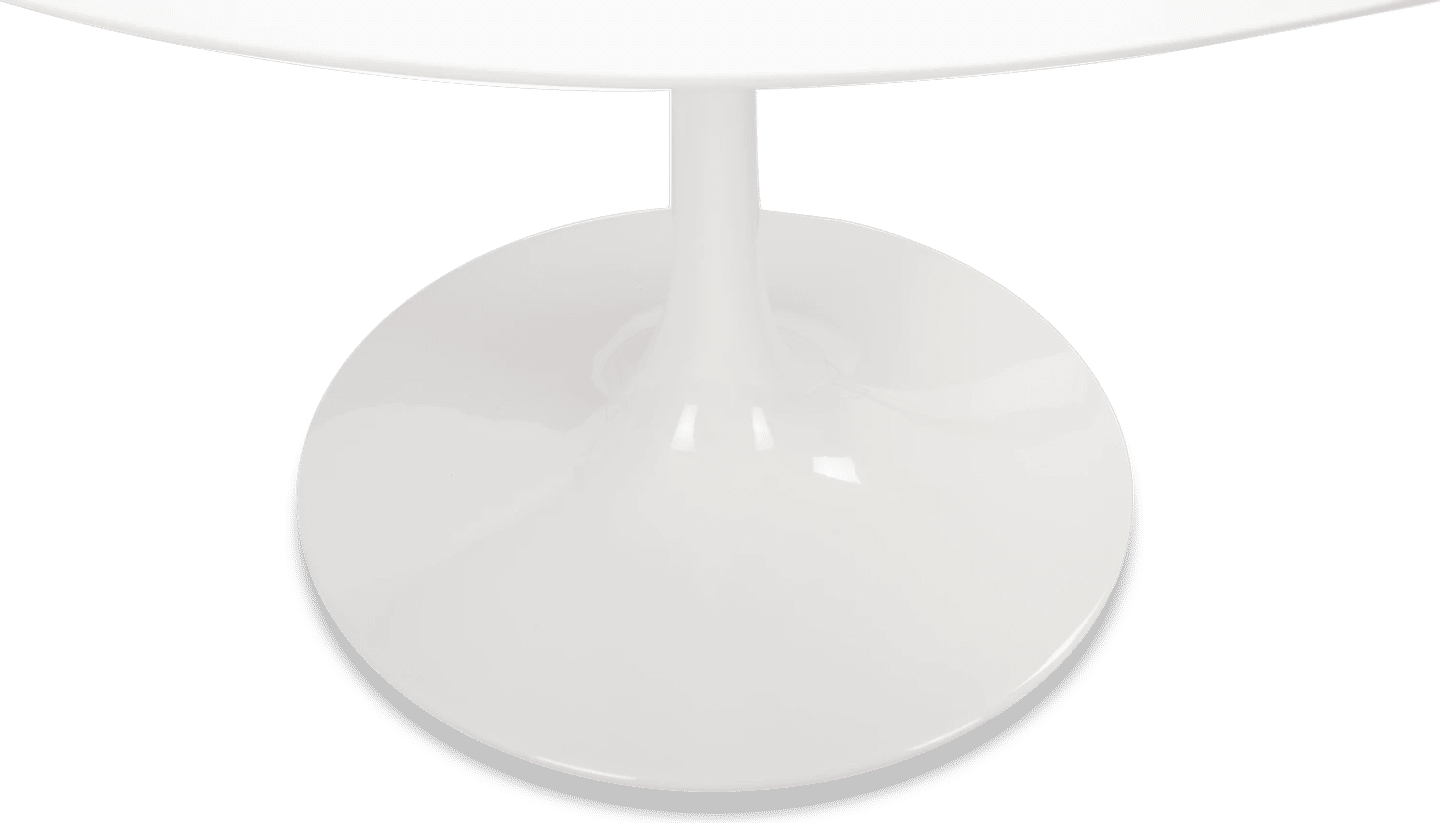 Tulip Round Dining Table Fibreglass/White image.