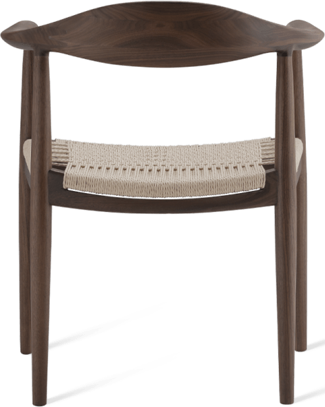 The Chair - PP501 - Sittplats med vass i kordel Walnut image.