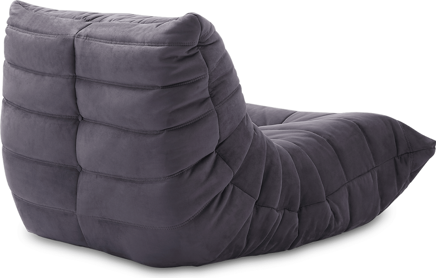 Sofá Lounge Comfort Style Charcoal Grey Alcantara/Alcantara image.