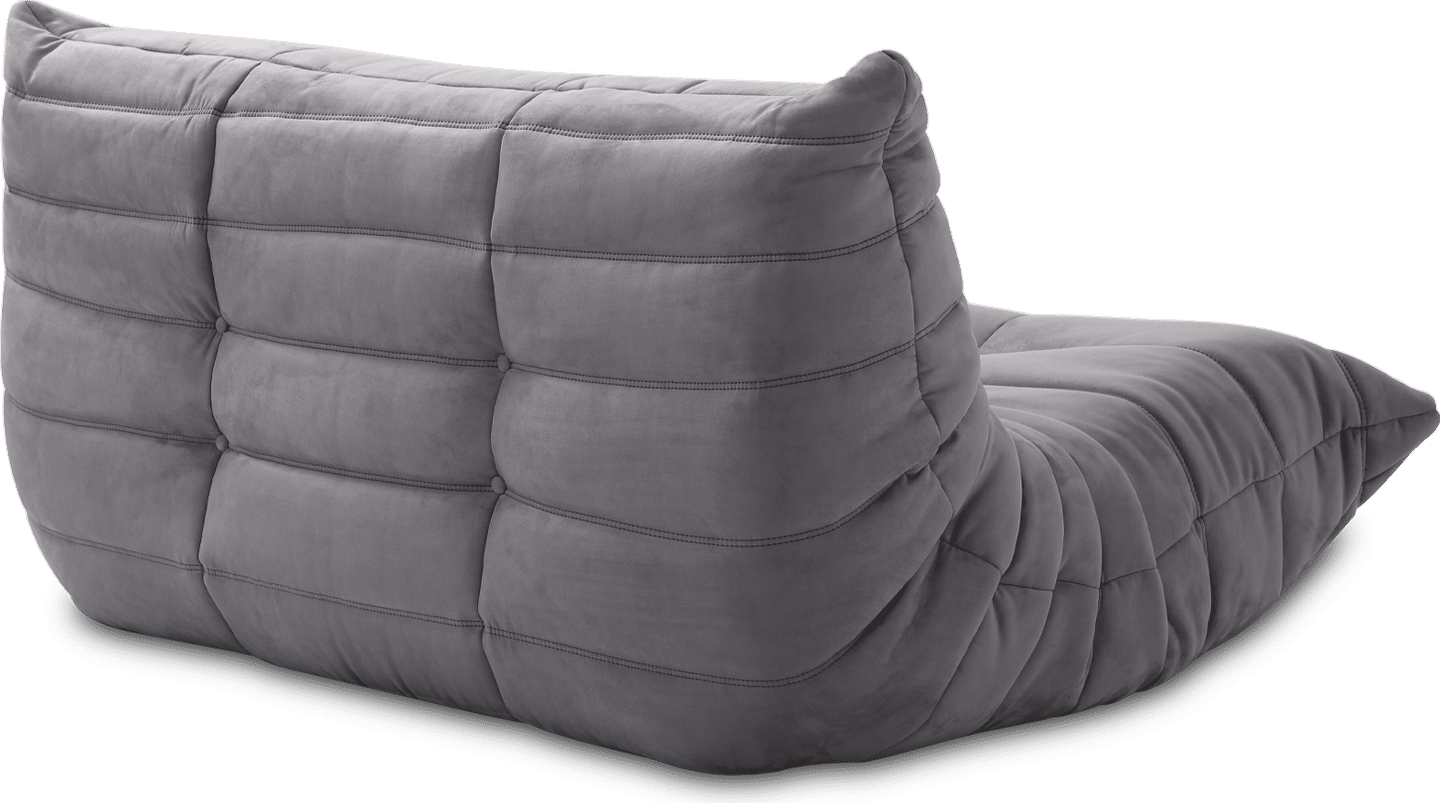 Comfort Style 2-sitsig soffa Light Grey Alcantara/Alcantara image.