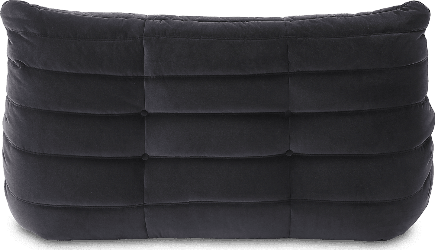 Comfort Style 2-Sitzer Sofa Dark Grey Velvet/Velvet image.