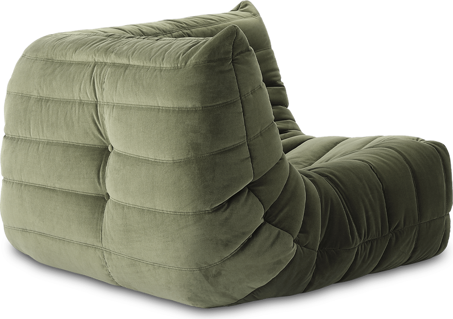 Comfort Style Curve Sofa Bottle Green Velvet/Velvet image.