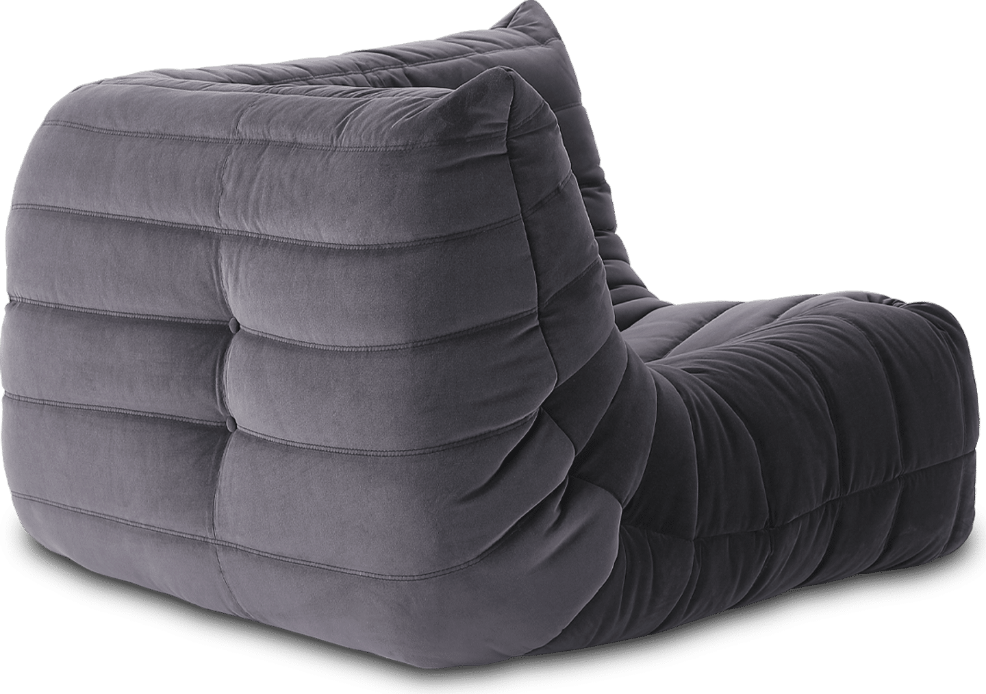 Comfort Style Curve soffa Dark Grey Velvet/Velvet image.