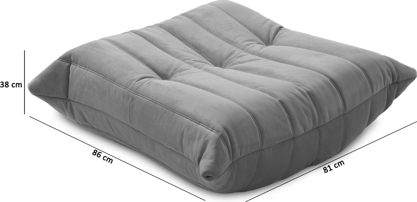 Comfort Style soffa ottoman Creamy Boucle/Boucle image.